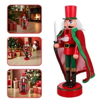 LOLIPPYY 1Set Lighted Nutcracker Christmas Decor Figurine Multi Color Traditional Tabletop Centerpiece