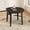 Black, variant on DRNANLIT Extendable Round Dining Table, Adjustable Folding Space-Saving Table for 2-4 People, Small Apartment Dining Table,Brown
