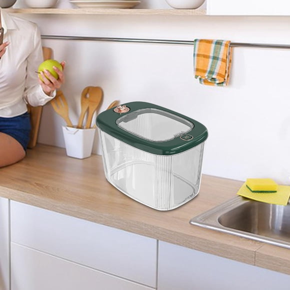 Contenedor de arroz Salvador organizador de cocina transparente multipropósito