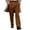 Brown, variant on DGMIOCS Men's Classic Straight Leg Dress Pants Business Casual Comfortable Flat Front Trousers Versatile Daily Attire Brown XL