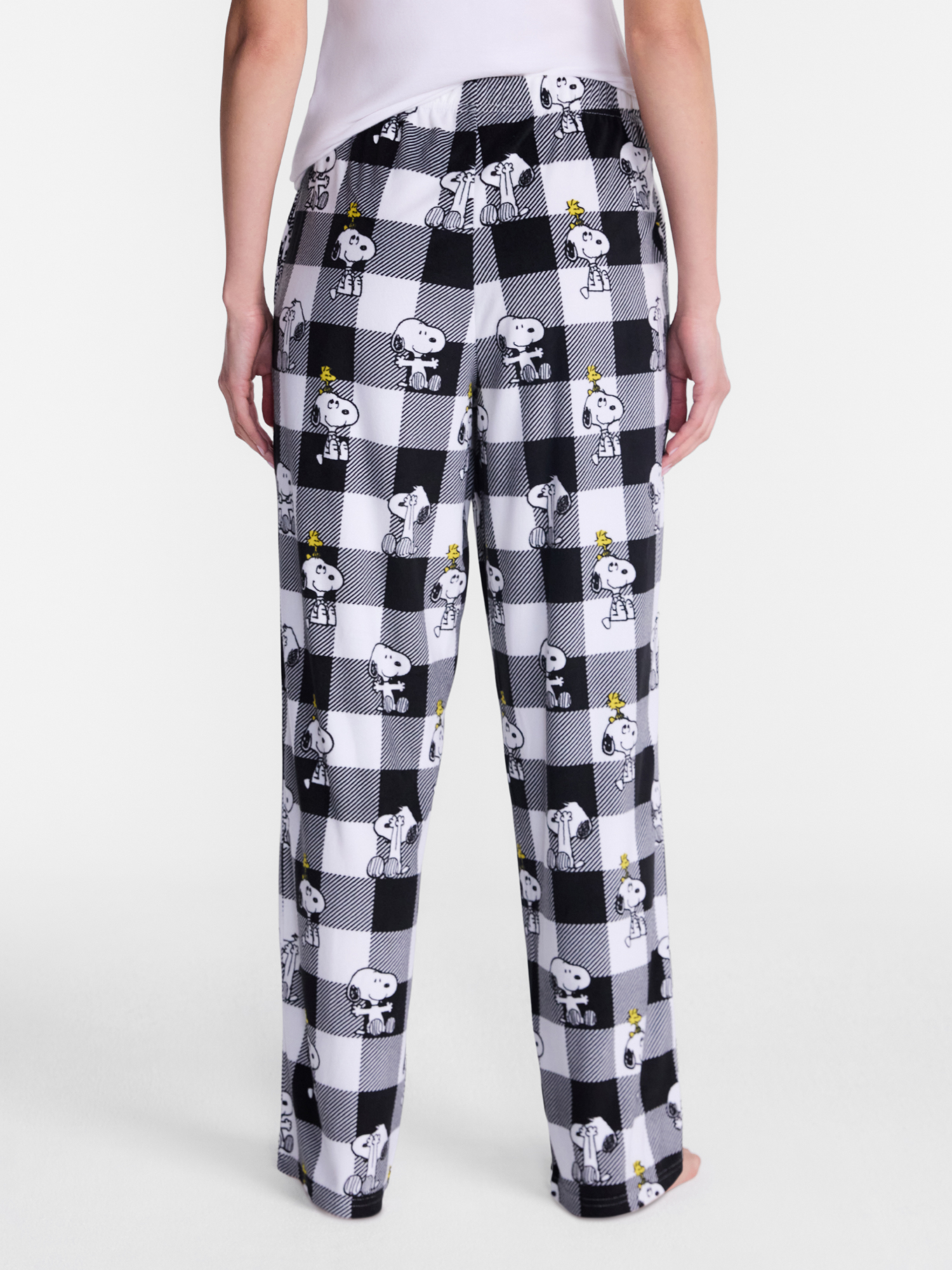 Peanuts Women's Snoopy Wide-Leg Velour Sleep Pants photo 4