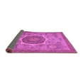 thumbnail image 2 of Ahgly Company Indoor Rectangle Oriental Purple Modern Area Rugs, 7' x 10', 2 of 4