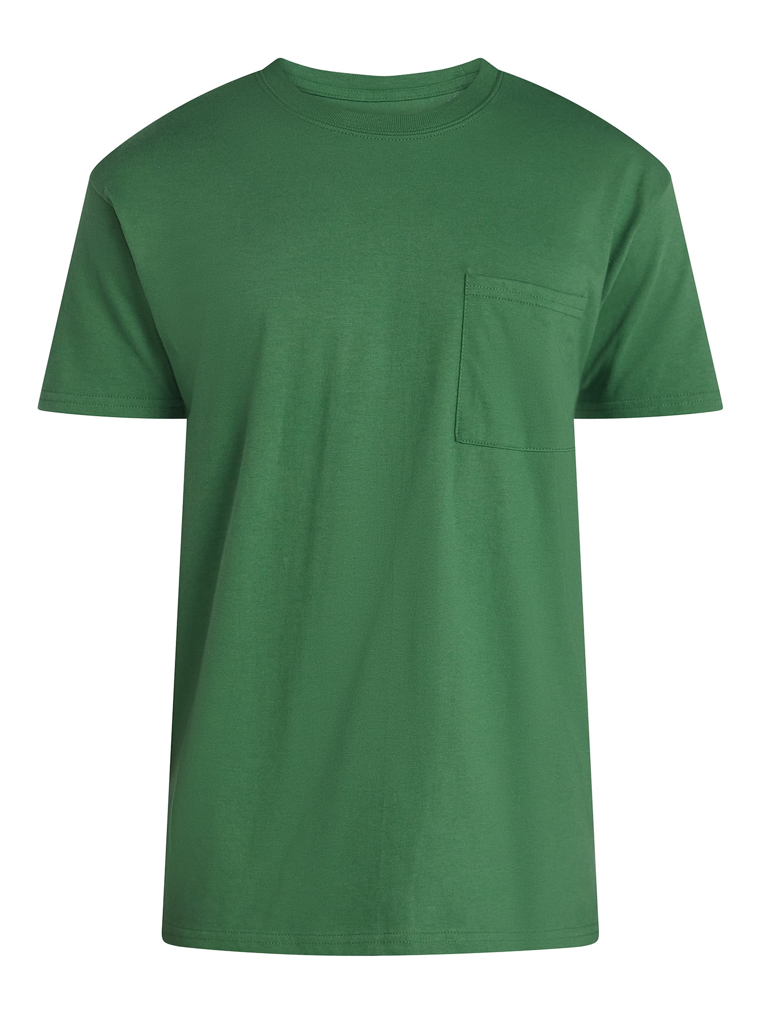 Athletic Works Men's and Big Men's Cotton Pocket Tee, Sizes XS-5XL and Tall Sizes