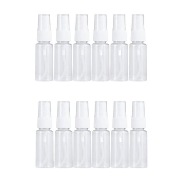 Miangastore Spray Bottle Transparent 12Set 4Inch Refillable Eco-Friendly Portable Leakproof