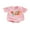 Pink, variant on JYYYBF Baby Bubble Romper Colorful Letter Embroidery Rolled Up Short Sleeve Bodysuit Infant Summer Tops