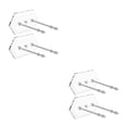 thumbnail image 1 of Estante para monopatín Naiovety 2 piezas montado en la pared organizador colgante transparente, 1 of 6
