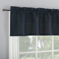 thumbnail image 2 of Mainstays 3-Piece Textured Semi Sheer Rod Pocket Kitchen Window Tier Pair and Valance, 2 Café Curtains and 1 Curtain Valance, Aqua, 56"W x 36"L, 2 of 9