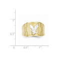thumbnail image 2 of 10k & Rhodium Men's Eagle Ring, 2 of 2