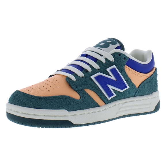 New Balance 480 GS Boys Shoes Size 4, Color: Green/Orange