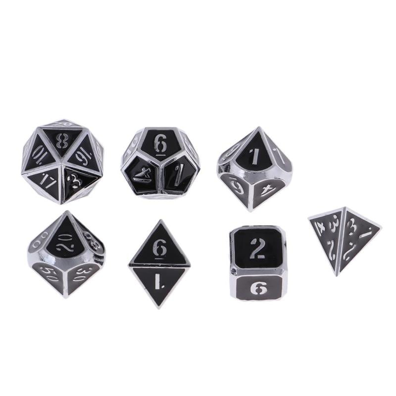 Multi-sided Dice Polyhedral Dice D4 D6 D8 D10 for D&D RPG Role Play Gaming 