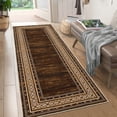 thumbnail image 2 of 2x8 Hallway Washable Runner Rug, Vintage Soft Kitchen Laundry Runner, Non Slip, Farmhouse Entryway Living Room Floor Mat Stain Resistant Carpet for Bedroom Bathroom, Machine Washable, 2 of 9