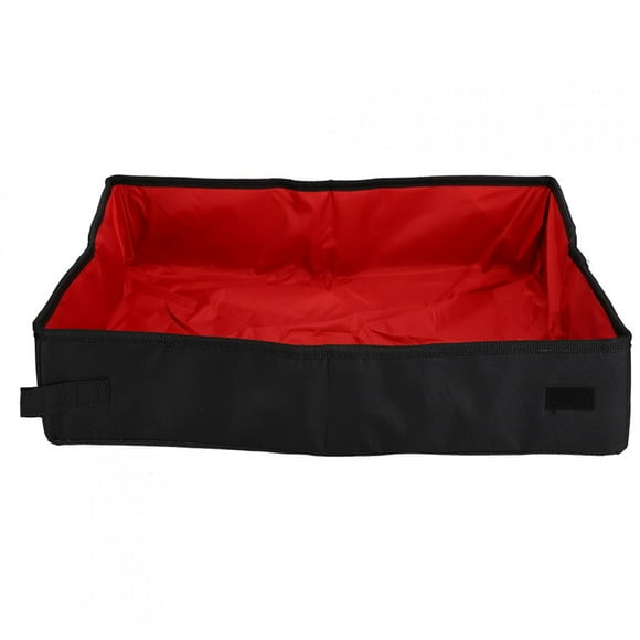 Caja de arena portátil para gatos NikouMX semicerrada impermeable 50x40x11cm