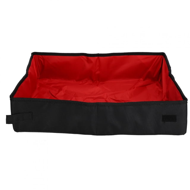 Caja de arena portátil para gatos NikouMX semicerrada impermeable 50x40x11cm