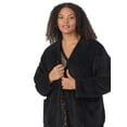 thumbnail image 4 of Aria Women’s Cozy Sherpa 32” Sleepwear Cardigan, Sizes XS-4X, 4 of 7