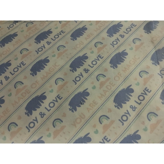 Winnie the Pooh Be Happy Eyeore Made Of Magic by the Half yard Fabric