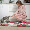 thumbnail image 3 of Pioneer Flower Floral Print Pattern Kitchen Rugs Sets Of 2,Anti Fatigue Kitchen Mat Rugs Non Slip Washable,Decorative Kitchen Floor Mats for Kitchen,Sink,Laundry,17"x30"+17"x47", 3 of 7