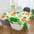 thumbnail image 5 of St Patrick Leprechaun Hat Clover Tablecloth Rectangle Colorful Table Cloth Large Square Table Cover for Dining Kitchen Party 60"x120" Decor Gift, 5 of 7