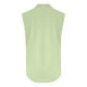 thumbnail image 5 of Camiseta sin mangas de verano para mujer, corte holgado, plisada, cuello en V, sin mangas, fluida, informal, 5 of 5