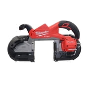 Milwaukee M18 FUEL Deep Cut Band Saw (Tool Only), POWERSTATE™ Brushless Motor, 5 x 5 Cutting Capacity, Variable Speed Trigger, LED Worklight, Lightweight Professional Cordless Metal Saw