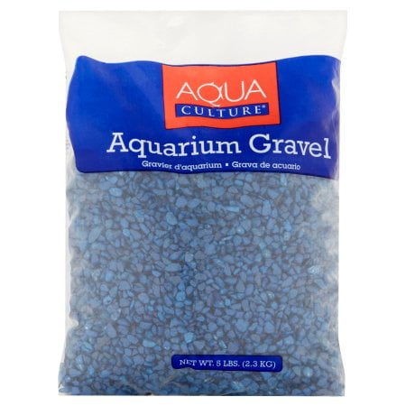 Saltwater Aquarium Gravel - (2 Pack) Aqua Culture Dark Blue Aquarium Gravel, 5 lb