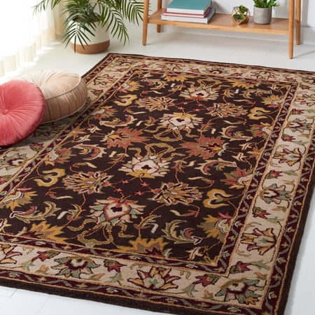 Safavieh Heritage Orinda Oriental Wool Area Rug, Brown/Beige, 5' x 8'