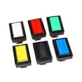 thumbnail image 2 of EG STARTS 6X Arcade Rectangle LED Push Buttons Switch for Arcade Machine Games Mame Jamma Parts 12V, 2 of 4
