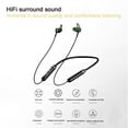 thumbnail image 5 of Wireless Earbuds, Hwkond Bluetooth Headphones Intelligent Noise Reduction HIFI Surround Stereo Sound High Energy Large Capacity Battery Non-inductive Delay Transmission Stable, Black, Up to 60% Off, 5 of 8