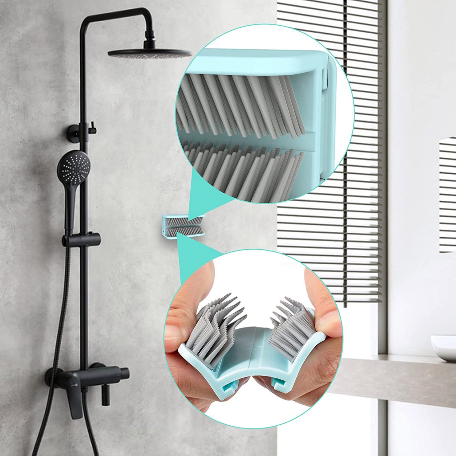 Hair Catcher Shower Wall Hair Trap For Shower Drain Hair Catcher Hair ...