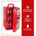 thumbnail image 4 of Coca-Cola 18 Can Retro Mini Fridge 12V DC 110V AC Cooler 22L (23 qt), 4 of 9