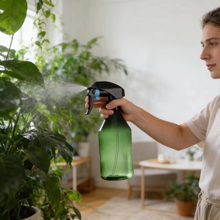 garden spray nozzle Vego Garden 9 Pattern Spray Thumb Hose Nozzle Seaweed Green main image 0