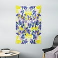 thumbnail image 1 of Watercolor Flower Tapestry, Butterfly Violet Field Garden in Vivid Colors Nature Environment Print, Wall Hanging for Bedroom Living Room Dorm Decor, 40W X 60L Inches, Yellow Purple, by Ambesonne, 1 of 2