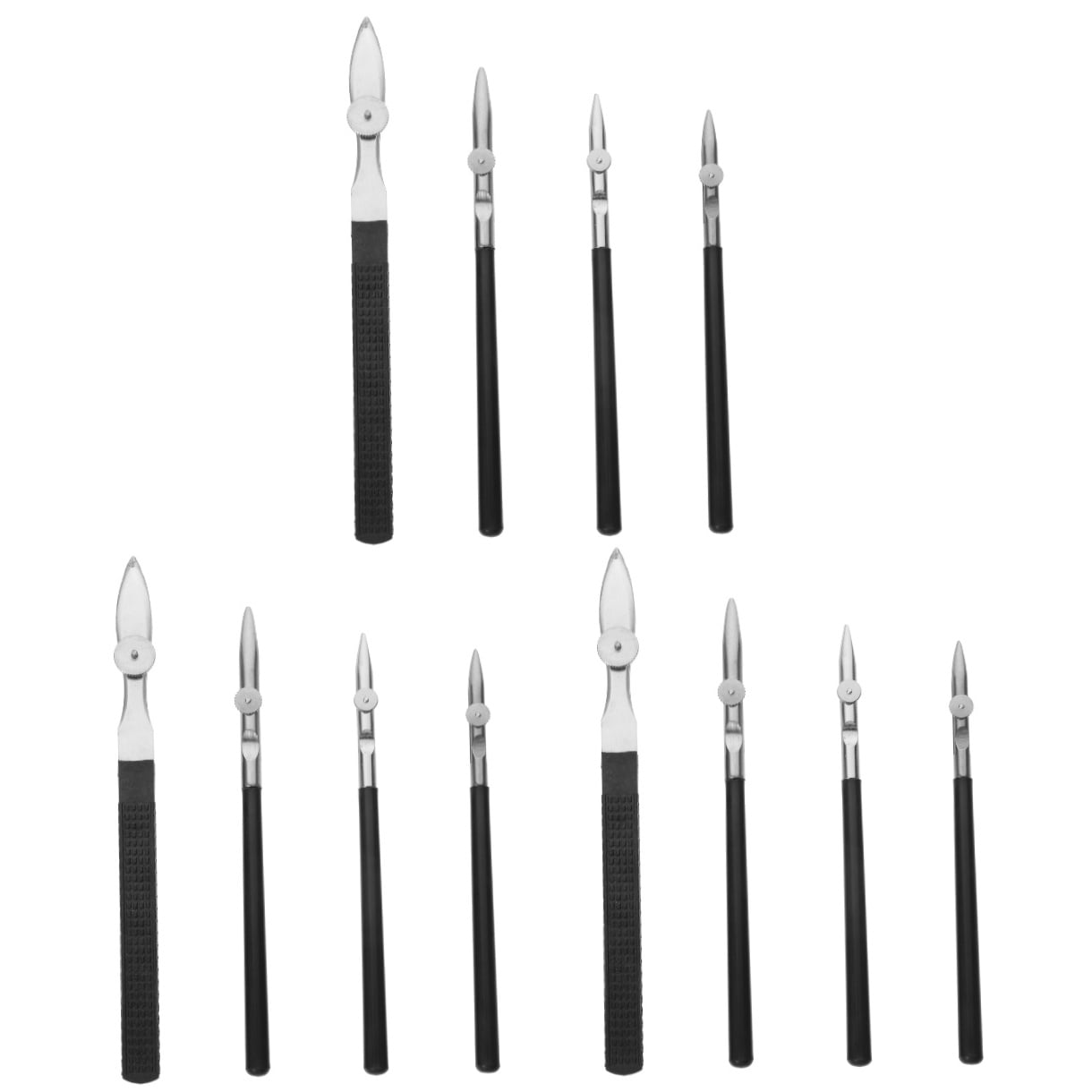 3 Count Painting Fluid Pen Paints Highlighter Calligraphy Black