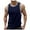 Navy, variant on Men Vest Tee Male Summer Tank Tops Shaped Round Neck Sleeveless Vest Blouse Business Office Sleeveless Tank Shirt For Man