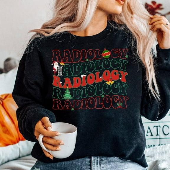 Radiology Christmas Sweatshirt, Xray Tech Holiday Shirt, Cute CT Tech Crewneck, Radiologic Tech Christmas Gift