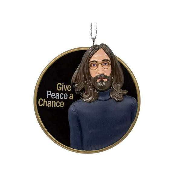 Kurt Adler John Lennon Give Peace a Chance Christmas Ornament JN2212