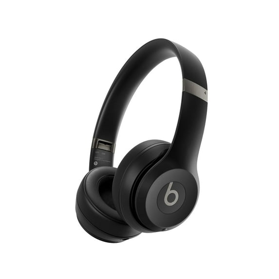 Restored Beats Solo 4 - Wireless Bluetooth On-Ear Headphones, Apple & Android Compatible, Up to 50 Hours of Battery Life - Matte Black
