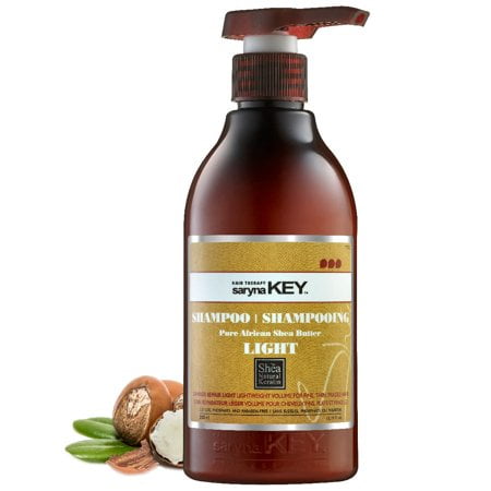 Saryna Key Damage Repair Light Shampoo (300Ml/10.14Oz) - Shampoo With Pure African Shea Butter Hair Shampoo For Dry Frizzy And Damaged Hair - Excellent Rinse Out Moisturizing