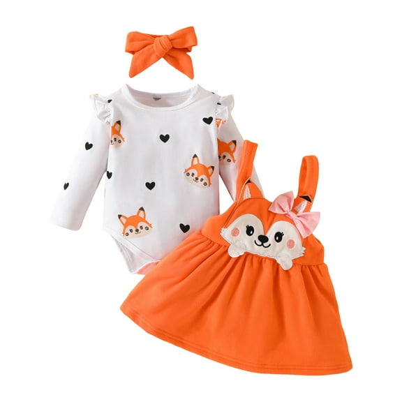 NIEWTR Little Boys Girls Child Pajamas Sets Cotton Toddler Pjs Pajamas & Dailywear Set 3 6 9 12 18 24 Months 2T 3T Long sleeve Pjs(Orange,9-12 Months)