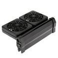 thumbnail image 1 of Ventilador de Enfriamiento para Acuarios, Ajustable con 2 Cabezales, Ideal para Tanques de Agua Dulce y Salada, Montaje Fácil hasta 12mm, Negro., 1 of 7