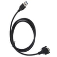 thumbnail image 2 of Cable de datos USB 3.0 tipo C con bloqueo de doble tornillo estándar con espacio entre tornillos de 0,6 pulgadas para computadora, 2 of 8