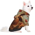 thumbnail image 2 of Fotbe Rose Cute Guinea Pig Sudadera con Estampado para Perros Pequeños – Suéter con Capucha para Mascotas, Tela Suave de Forro Polar con Bolsillo-Small, 2 of 7