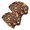 Mushroom and Insect Brown Pattern, variant on Mushroom and Toadstool Cream Pattern 2 Pack Slouchy Beanie Hat, Sleep Head Cover with Stretchy Fabric & Soft Texture, Warm Thermal Gifts for Unisex Men Women