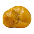 thumbnail image 1 of Autumn Clearance Natural Quartz Crystal Sleeping Cat Decoration, Miniature Garden Ornaments, Meditation Cat Crystals Statue Decoration For Desk / Home / Flower Pot, 1 of 3