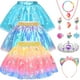 thumbnail image 1 of Disfraz de princesa OHARLOBE para niñas de 4 a 6 años, con 15 vestidos, 1 of 7