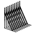 thumbnail image 1 of Soportes de estante de acero de alta calidad, construcción sólida para tareas pesadas, soportes de 90 grados para una capacidad de carga óptima, superficie fácil de limpiar, soporte en L montado en, 1 of 5