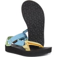 thumbnail image 5 of Teva Midform Universal Women's Vegan Platform Strappy Sandal In Blue Size 10, 5 of 6