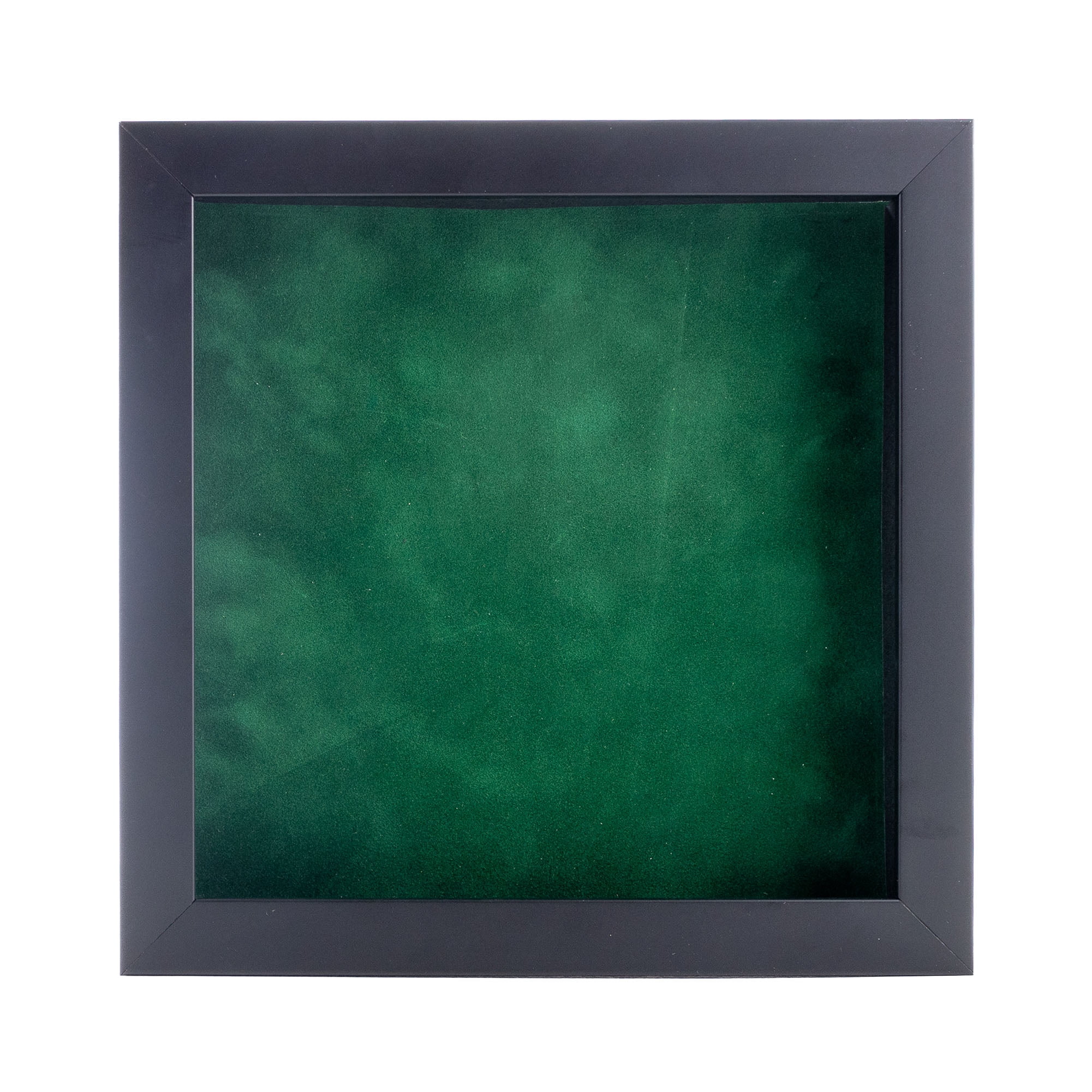 12x12 Shadow Box Frame Black Wood | With a 3/4