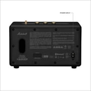Restored Marshall Acton III Bluetooth Portable Speaker, 3 Speakers, Black
