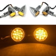 thumbnail image 3 of Universal Motorcycle Rear LED Turn Signals 12V Brake Tail Lights Running Lights for Harley Sportster Iron 1200 Softail Yamaha Victory Kawasaki Suzuki Chopper Bobber, 3 of 3