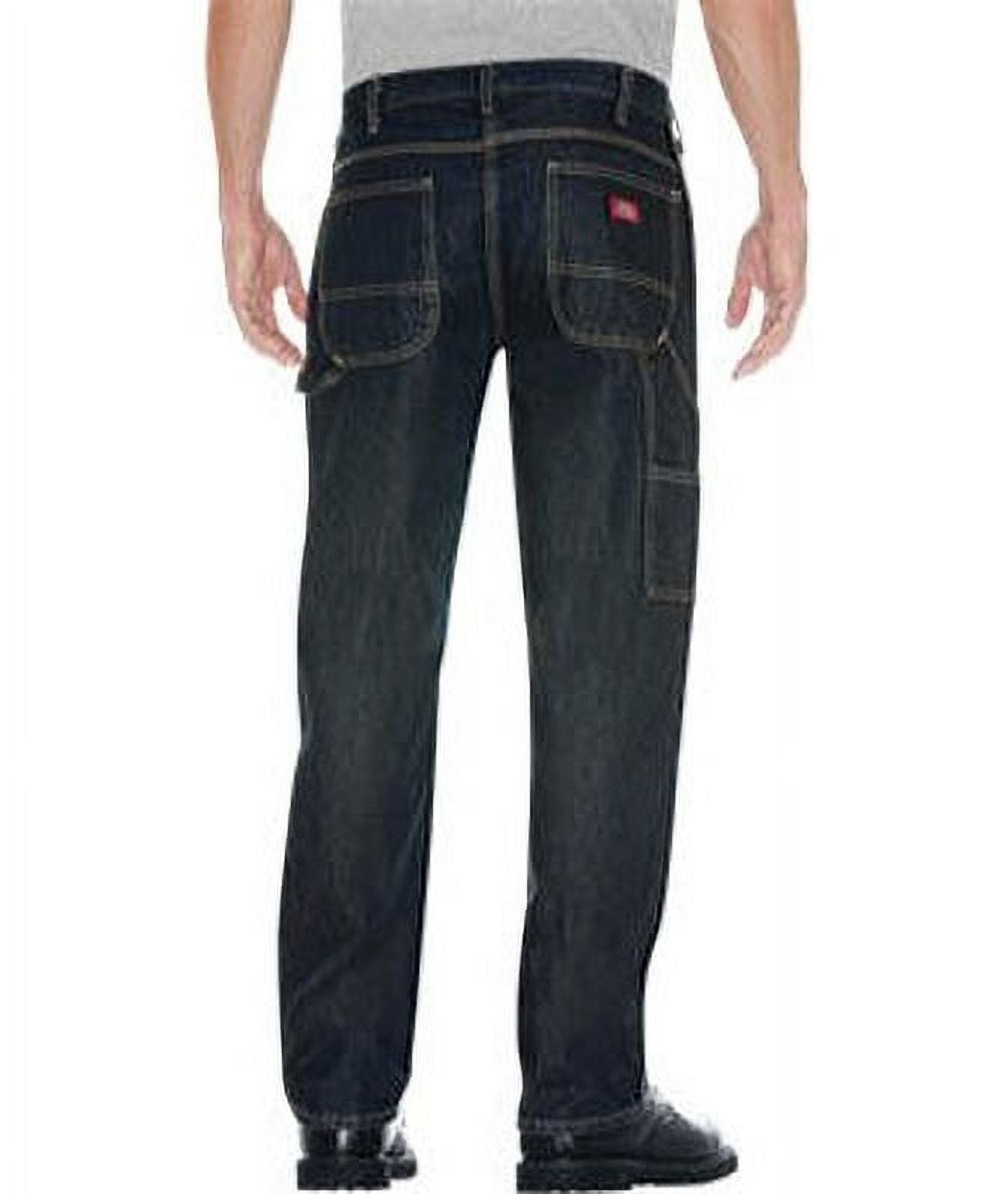 Dickies Mens Utility Work Denim - Relaxed Fit Carpenter Jean
